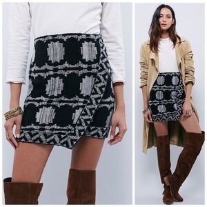 Free People Wrapped In You Blanket Knit Skirt​​